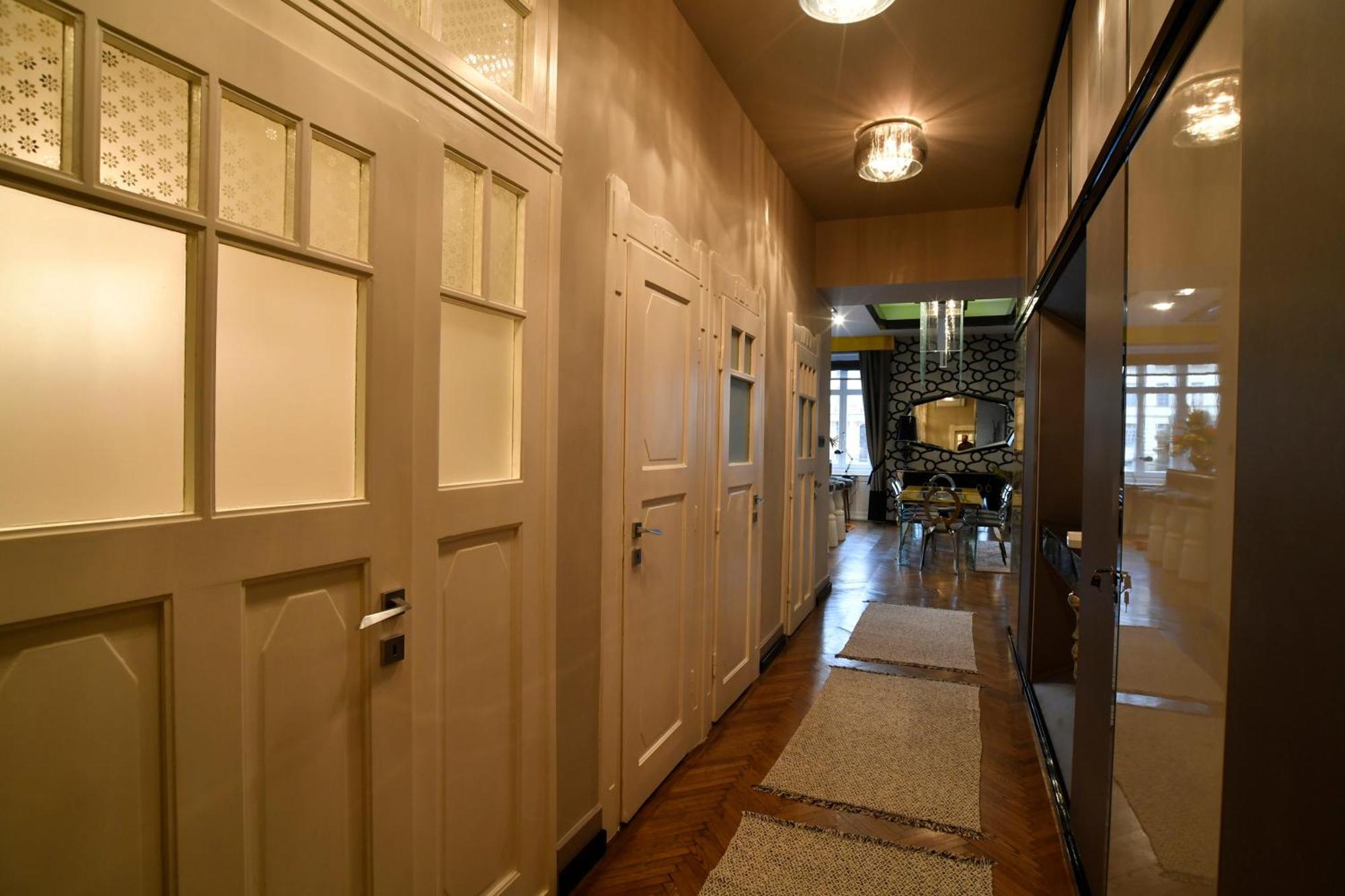 布达佩斯Luxuryflat Near Centre On118 Sqm, 3Br,2Bth,8Bed,Ac公寓 外观 照片